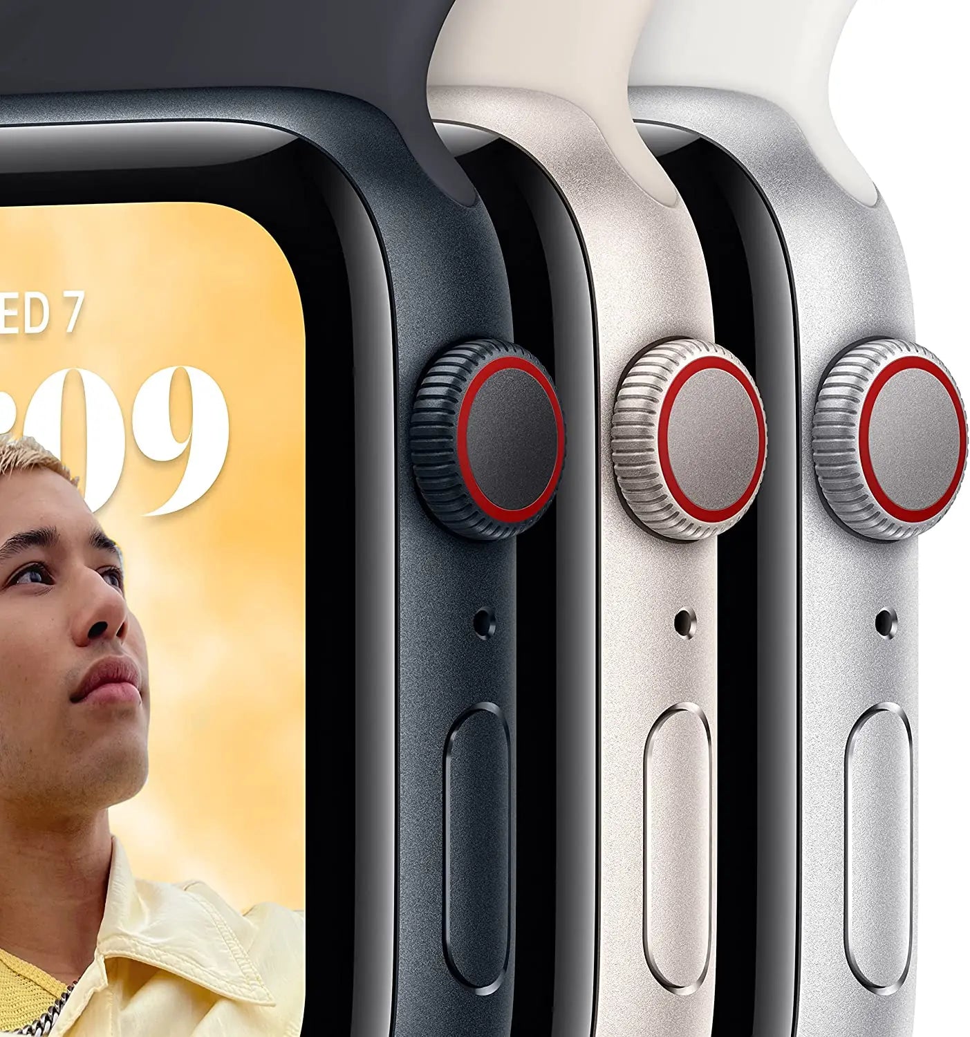 100% Original Apple Watch SE (2nd Gen) 40mm / 44mm Aluminum Case with Sport Band iOS SmartWatch